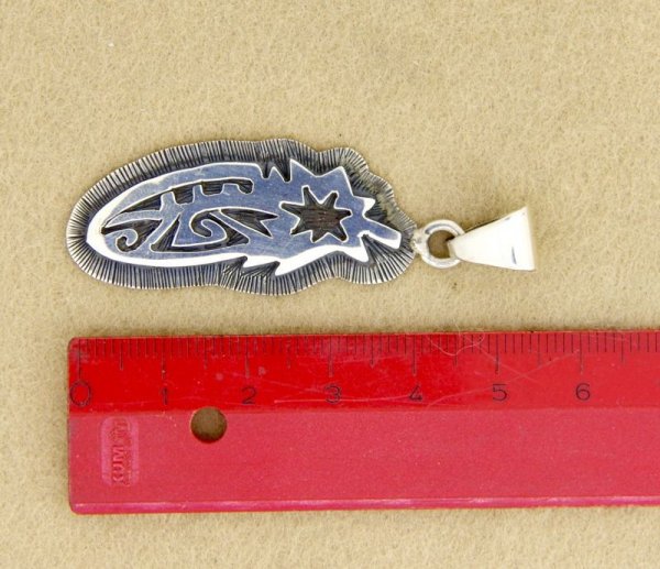 画像2: 【50%OFF】★残り1点★SV925フェザーペンダント (2)