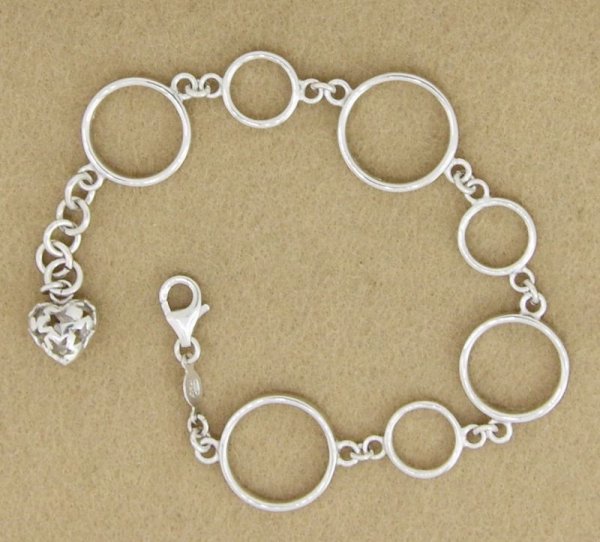 画像12: 【50%OFF】SV925ブレスレット チャーム付き (12)