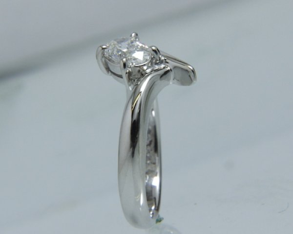 画像4: 【リフォーム・オーダー制作例】プラチナ・ダイヤモンドリング (4)