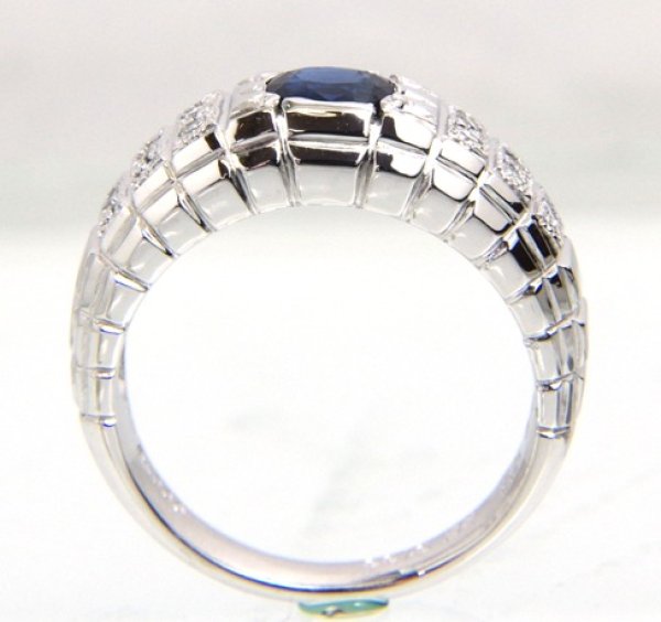 画像5: Pt900サファイア・ダイヤ入りリングのカスタムメイド (5)