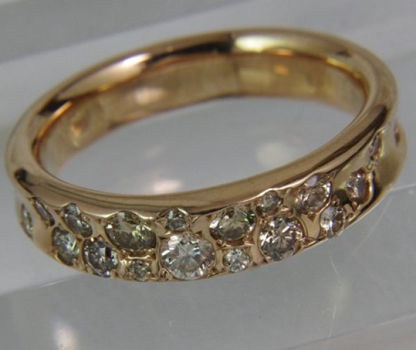 画像3: 【修理】K18ピンクゴールドリングのサイズ直し (3)