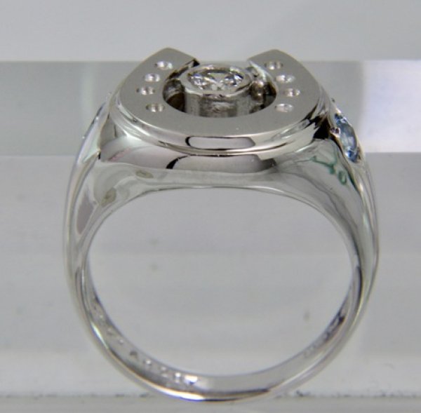 画像4: プラチナ馬蹄形リング制作 (4)