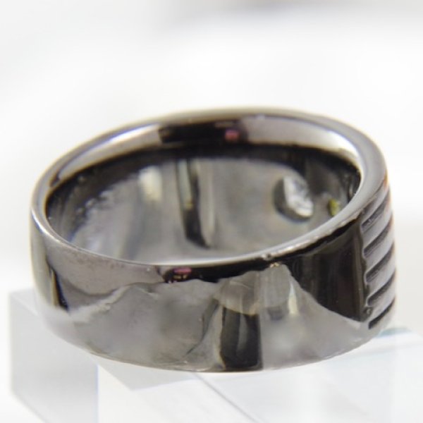 画像4: ★K18WGブラックメッキリングのクリーニング新品仕上げ★ (4)