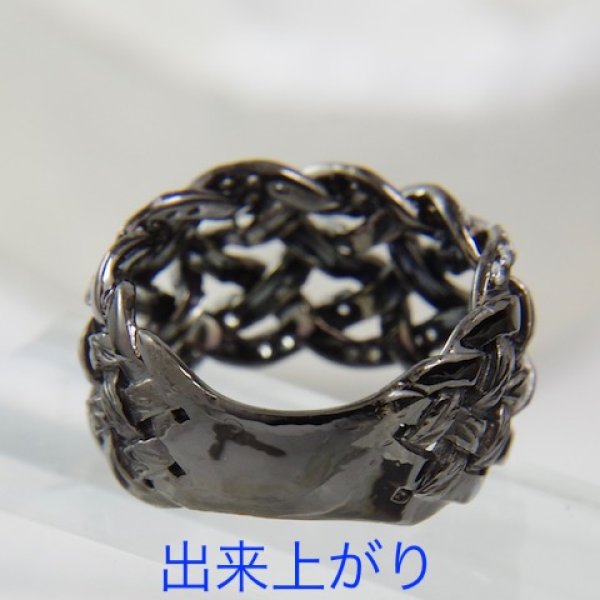 画像3: ★K18WGブラックメッキリングのクリーニング新品仕上げ★ (3)