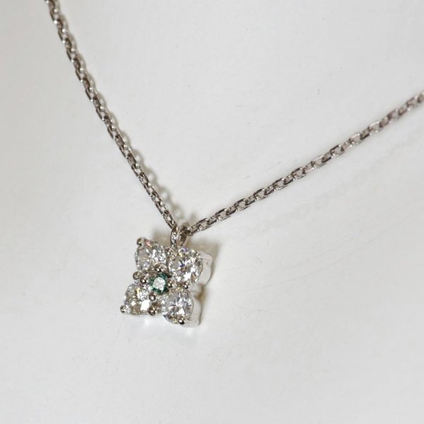 画像5: Ptダイヤモンドペンダントネックレス (5)