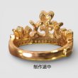 画像7: 【オーダー例】持ち込み素材で作るK18ダイヤ入りティアラリング (7)