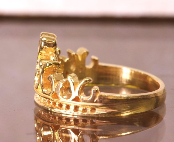 画像7: K18ティアラリング制作 (7)