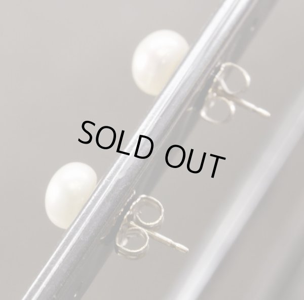 画像10: チタン淡水パールピアス (10)