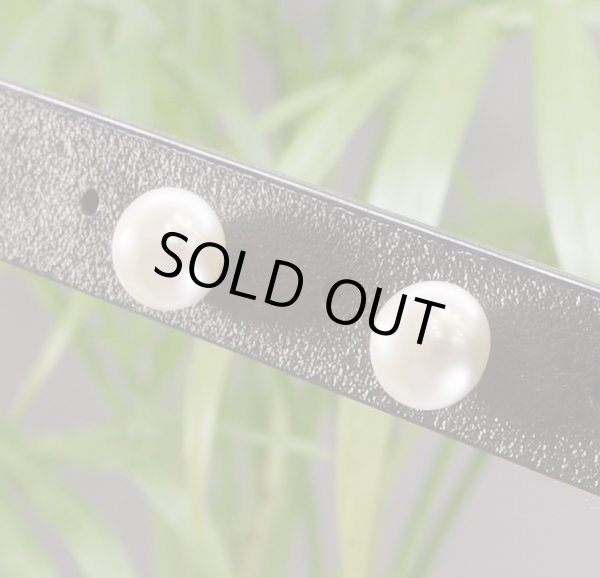 画像9: チタン淡水パールピアス (9)