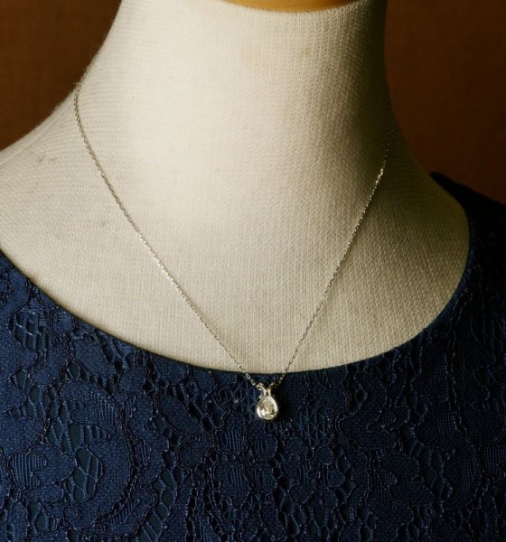 画像10: プラチナ・ダイアモンドペンダント・ネックレス (10)