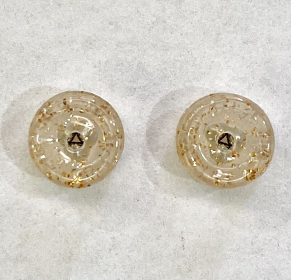 画像2: ※キャッチのみ【ペア】Kachitto キャッチ ゴールドラメ入り (2)