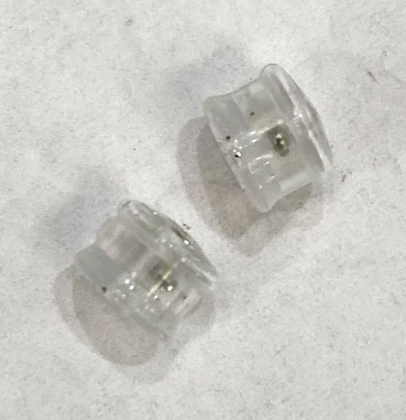 画像2: ※キャッチのみ【ペア】Kachitto キャッチ シルバーラメ入り (2)