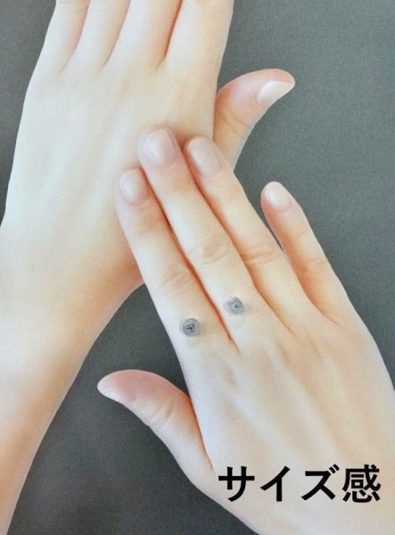 画像5: ※キャッチのみ【ペア】Kachitto キャッチ シルバーラメ入り (5)