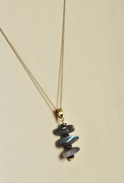 画像10: ラブラドライトデザインペンダント (10)