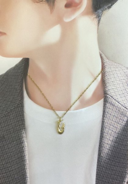 画像4: K18縄文釣り針 小 ペンダント (4)