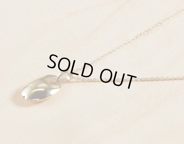 画像5: K18オーバル凹みペンダントネックレス (5)