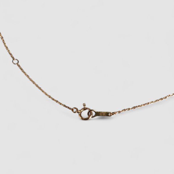 画像6: K18 1粒ダイヤモンドネックレス (6)