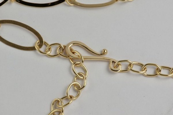 画像3: 【受注生産】K18オーバルロングネックレス (3)