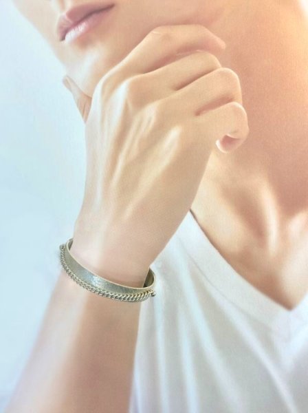 画像5: sv925バングルチェーン付き (5)