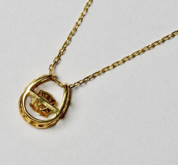 画像8: 【ソーティング付】K18ダンシングダイヤモンドペンダントネックレス (8)