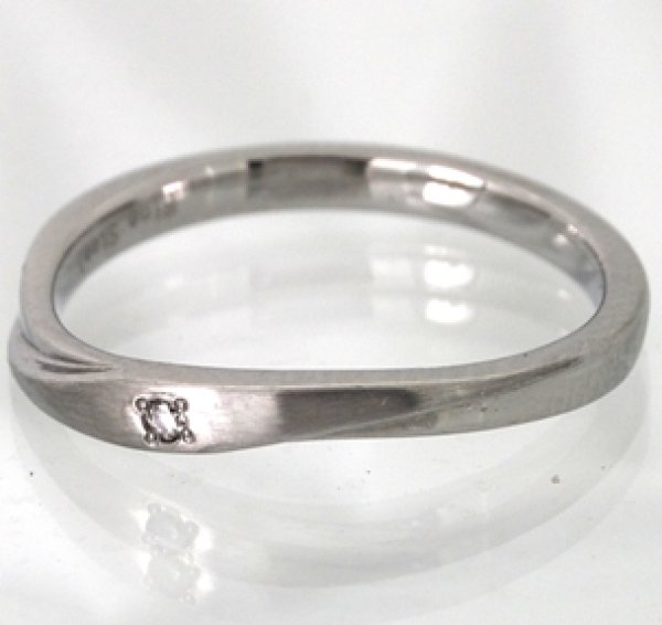 画像3: 【修理】ステンレス・ダイヤ入りリングのサイズ直し (3)