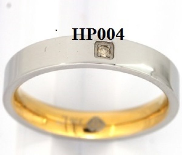 画像2: 【修理】316ステンレス(内側金メッキ)リングのサイズ直し例 (2)