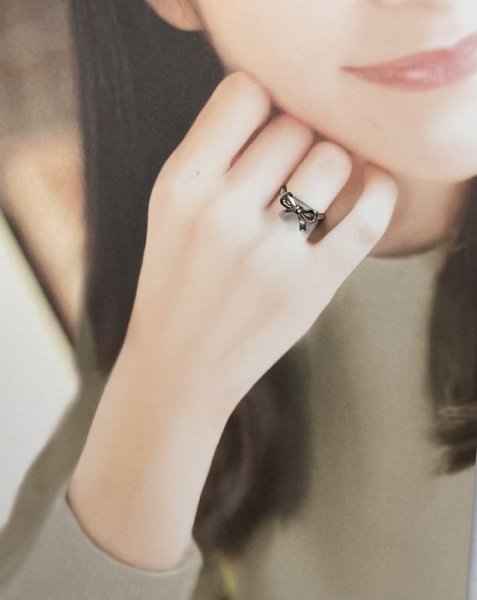 画像5: sv925 縁結びリボンリングフラット (5)