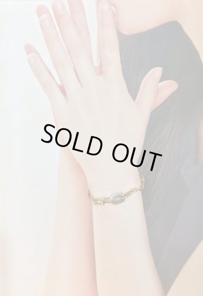 画像7: K18ダイヤモンド 入りブレスレット Pt900プレート付 (7)