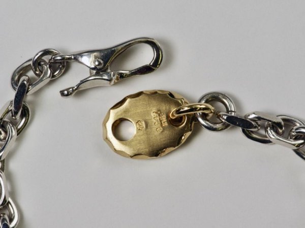 画像3: SVダイヤモンド 入りブレスレット K18プレート付 (3)