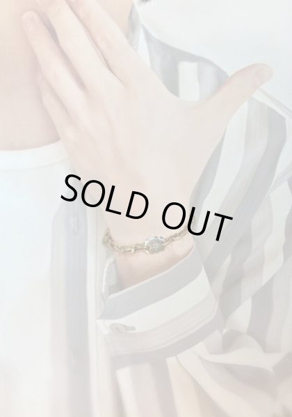 画像6: K18ダイヤモンド 入りブレスレット Pt900プレート付 (6)