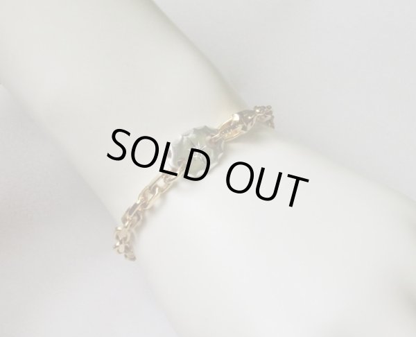 画像5: K18ダイヤモンド 入りブレスレット Pt900プレート付 (5)