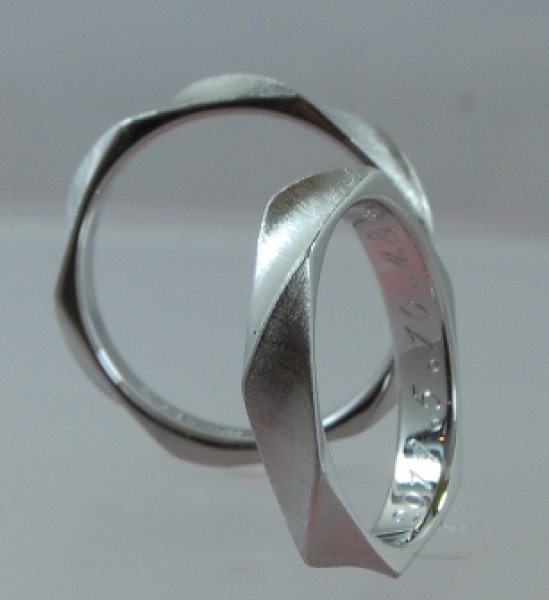 画像2: 【オーダー】【ペア・ブライダルリング】Pt900オリジナルペアリング オーダー (2)