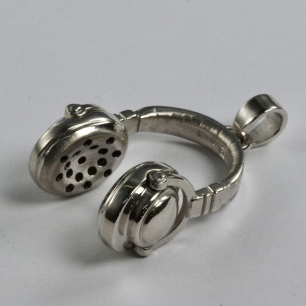 画像2: SV925ヘッドホンペンダントトップ (2)