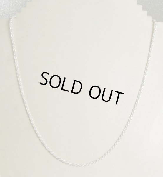 画像3: シルバーロープネックレス 約60cm (3)