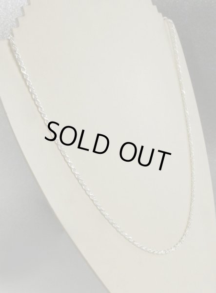 画像4: シルバーロープネックレス 約60cm (4)