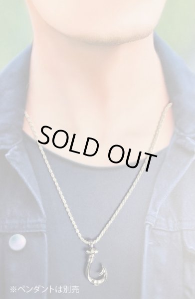 画像5: シルバーロープネックレス 約60cm (5)