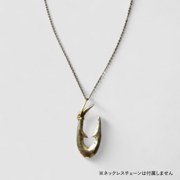 画像3: シルバー/K18 縄文釣り針 大 (3)