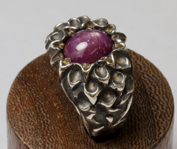 画像6: SV925インドスタールビーオリジナルダリヤリング (6)