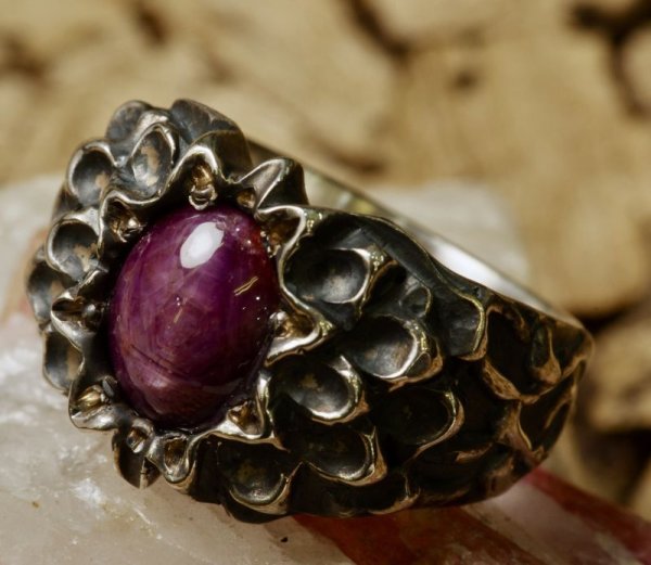 画像3: SV925インドスタールビーオリジナルダリヤリング (3)