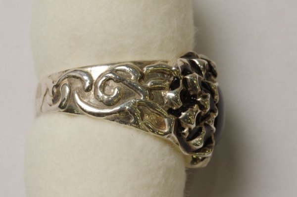 画像6: SV925スターダイオプサイト オリジナルダリヤリング (6)