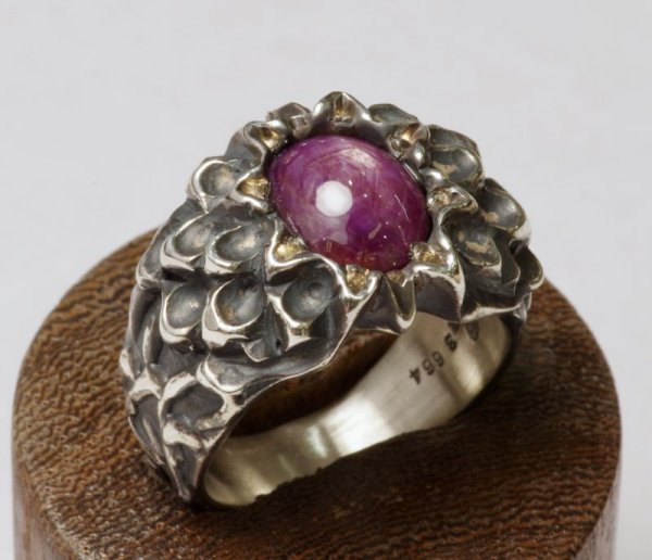 画像4: SV925インドスタールビーオリジナルダリヤリング (4)