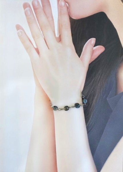 画像9: SV925ラブラドライトオリジナルブレスレット (9)