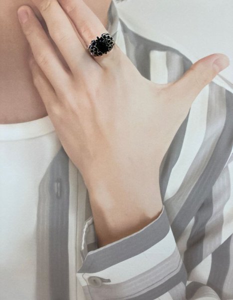 画像8: SV925スターダイオプサイト オリジナルダリヤリング (8)