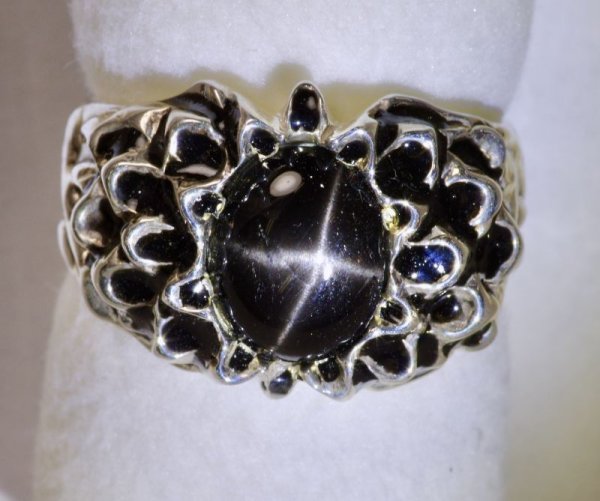 画像2: SV925スターダイオプサイト オリジナルダリヤリング (2)