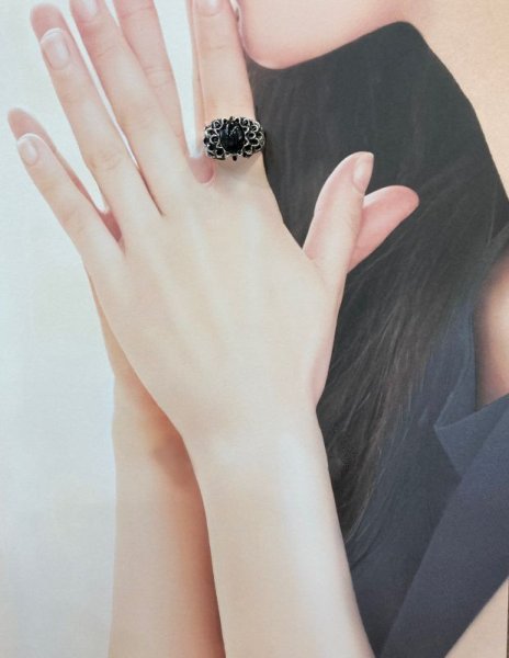 画像9: SV925スターダイオプサイト オリジナルダリヤリング (9)