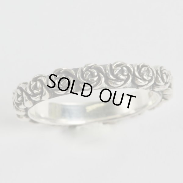 画像2: 【50%OFF】SV925フルエタニティローズリング (2)