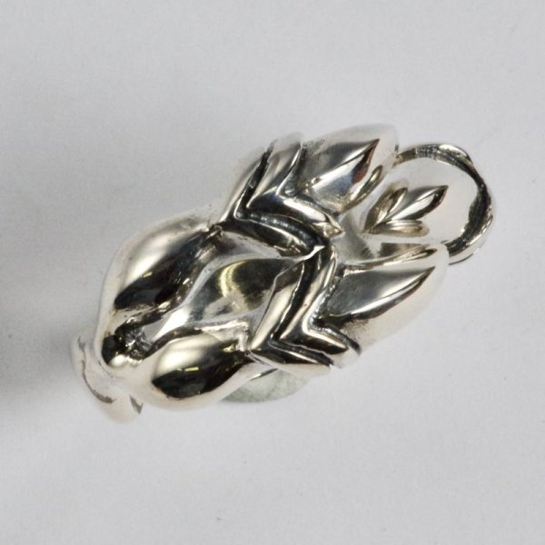 画像2: 【50%OFF】SV925ドラゴン爪リング (2)