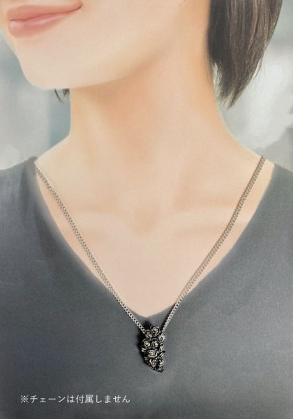 画像6: SV925重厚ローズ×K18 ペンダントトップ (6)