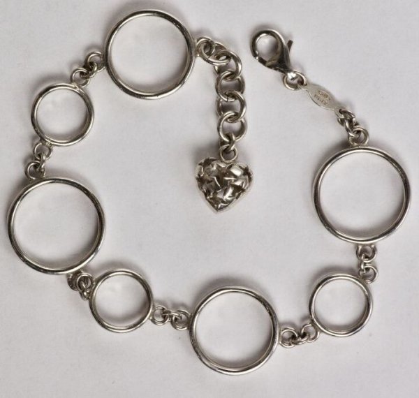 画像3: 【50%OFF】SV925ブレスレット チャーム付き (3)