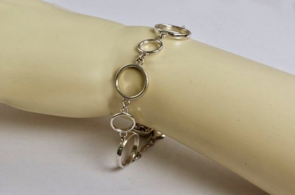 画像5: 【50%OFF】SV925ブレスレット チャーム付き (5)